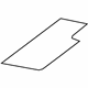 Mopar 68358435AA Trunk Mat, Rear Outer