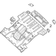 Mopar 68488457AC Floor Pan Assembly, Rear