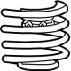 Mopar 68238134AB Coil Spring, Front