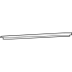 Mopar 68458856AB Belt Weatherstrip, Rear Outer Passenger Side