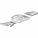 Mopar 68224546AB Seat Cushion Pad, Front Driver Side