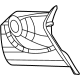 Mopar 68531452AA Side Camera Housing