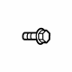 Mopar 6512515AA Lower Hinge Screw