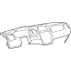 Mopar 1PE44DX9AP Upper Pad, Black