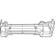 Mopar 68552415AA Bumper Cover, Front Upper