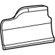 Mopar 6YE26TX7AA Lower Cover, Rear Passenger Side
