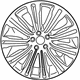 Mopar 5MA12DD5AA Wheel, Alloy