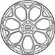 Mopar 5PQ12AAAAB Wheel, Alloy