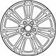 Mopar 1LS53SZ0AB Wheel, Alloy