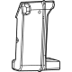 Mopar 68416550AA Lower Duct, Front Driver Side