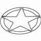 Mopar 68355668AA Decal, Rear Passenger Side