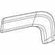 Mopar 5XB66LXHAA Wheel Opening Molding, Rear Passenger Side