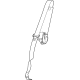 Mopar 6TL39SD4AA Lap & Shoulder Belt, Gray, Rear Center