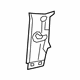 Mopar 6BN38HL1AB Rear Pillar Trim, Beige, Upper Passenger Side