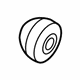 Mopar 68261894AA Mount Bracket Grommet