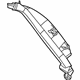 Mopar 6NL73DX9AB Upper Trim, Black, Rear Driver Side