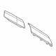 Mopar 68231390AA Sunroof Glass, Rear