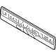 Mopar 68235559AA Nameplate, Front Driver Side