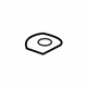 Mopar 1WA84DX9AB Escutcheon, Black, Front Passenger Side