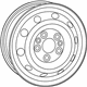 Mopar 68417596AA Spare Wheel, Steel