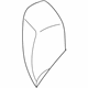 Mopar 5142874AA Mirror Glass, Front Passenger Side