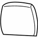 Mopar 6NT28BD1AA Headrest, Black, Center