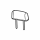 Mopar 6CN031X8AB Headrest, Black/Gray, Rear Driver Side