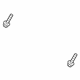 Mopar 6107257AA Knee Air Bag Screw