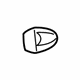 Mopar 1SZ22HT6AE Handle Knob, Brownstone, Rear