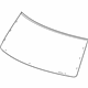 Mopar 68025277AA Windshield, Front