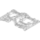 Mopar 68409813AG Floor Pan, Front