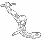 Mopar 68263210AA Trailing Arm, Rear Passenger Side