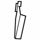 Mopar 1RG80DX9AA Latch, Rear Outer Passenger Side