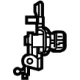 Mopar 68421749AF Pivot Bracket, Rear Driver Side