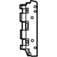 Mopar 68311227AB Hinge, Rear Driver Side