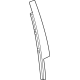 Mopar 68375040AC Applique, Front Passenger Side