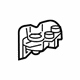 Mopar 68202408AA End Cap Clip