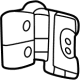 Mopar 68417840AA Lower Bracket, Passenger Side