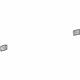 Mopar 68293900AD Tie Down Hook, Rear