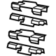 Mopar 68545609AA Brake Pads Hardware Kit