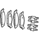 Mopar 68520814AC Brake Pads, Front