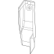 Mopar 68466580AB Filler Plate, Rear Passenger Side
