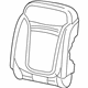Mopar 6SG56U00AA Seat Back Cover, Black, Front Driver Side
