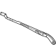 Mopar 68490450AA Wiper Arm, Front Passenger Side