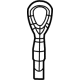 Mopar 68497385AA Tow Eye, Rear