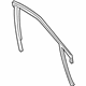 Mopar 68082792AF Glass Run, Front Passenger Side