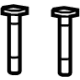 Mopar 5SE77LXBAA Headrest Guide, Front Driver Side