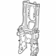 Mopar 68323323AB Seat Back Frame, Rear