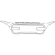 Mopar 7KF39SZ0AA Upper Grille