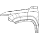 Mopar 68419786AE Fender, Front